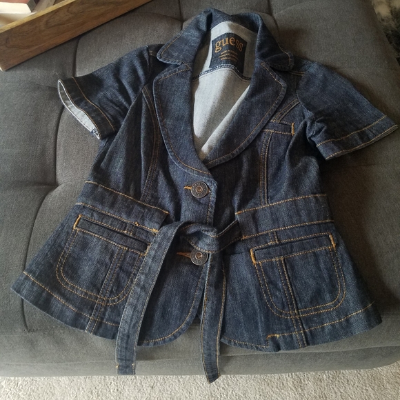 Guess Short Sleeve Jean Jacket from Italy - Picture 4 of 17